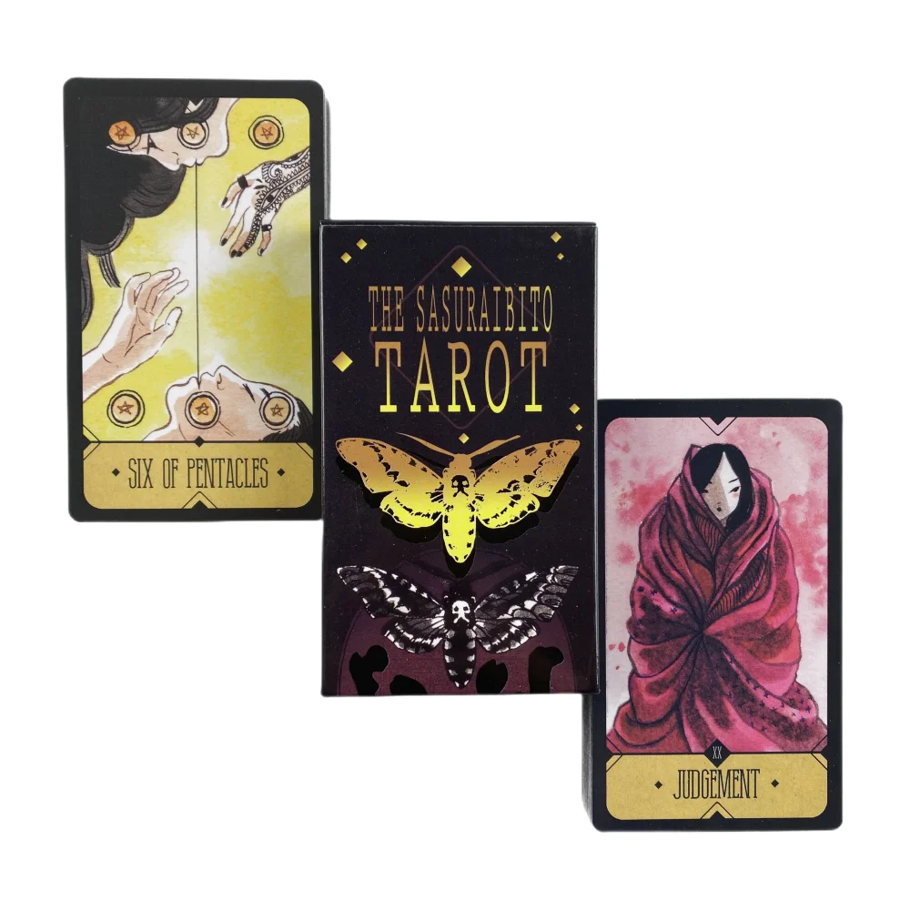 The Sasuraibito Tarot Cards A 78 Deck Oracle English Visions Divination Edition Borad Playing Games