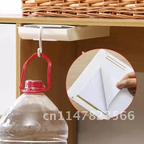

Самоклеящийся ящик из АБС-пластика, ящик для хранения под столом, органайзер для канцелярских принадлежностей, лоток, органайзер для макияжа, самоклеящийся.