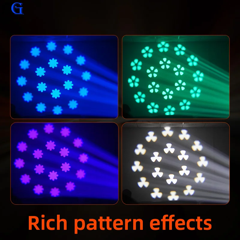 150W RGB Beam Moving Head Light DMX512 Sound Active Stage Lighting for DJ Disco Nightclub Wedding Party