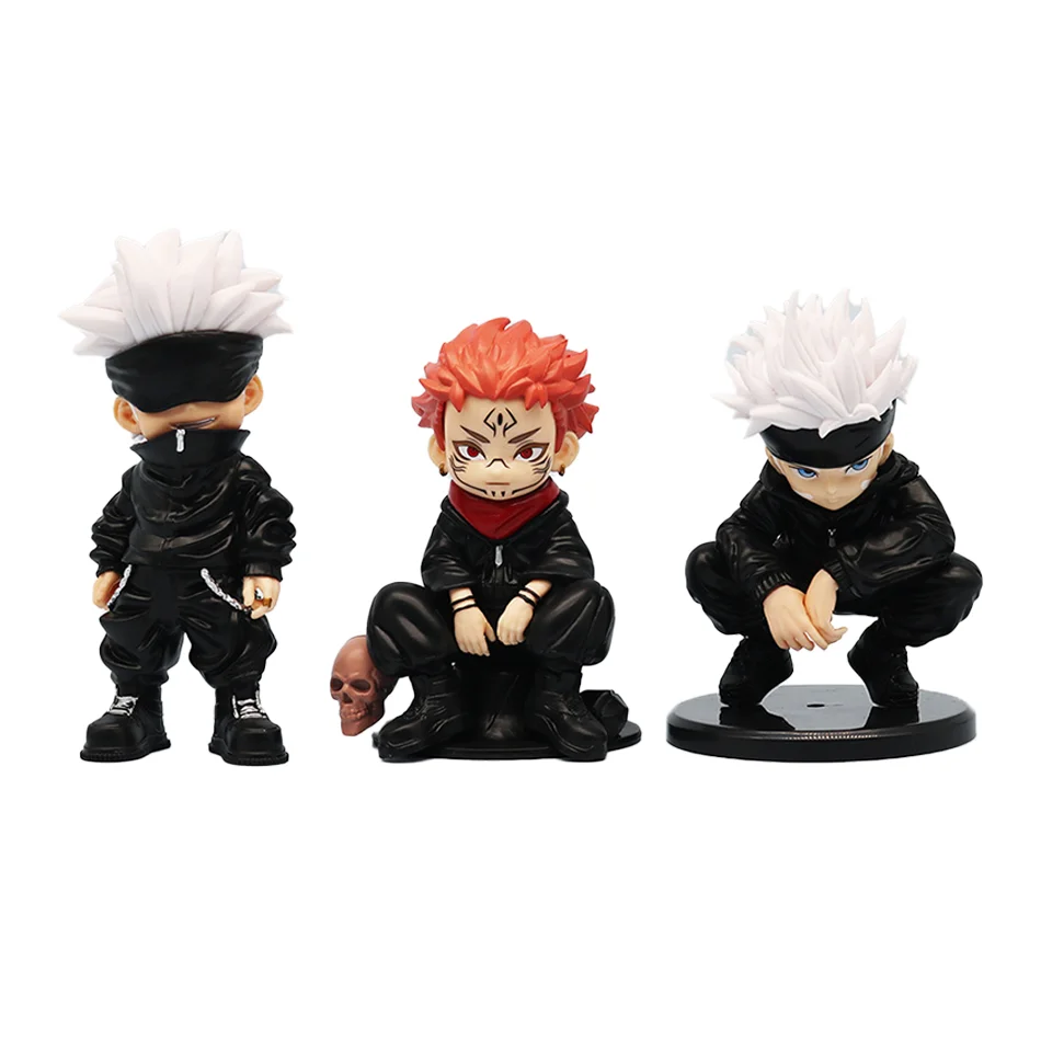 Satoru Gojo Action Figure Jujutsu Kaisen Anime Figure 3 Style Lord of the Curse Sukuna Figurine Collection Model Doll Toys