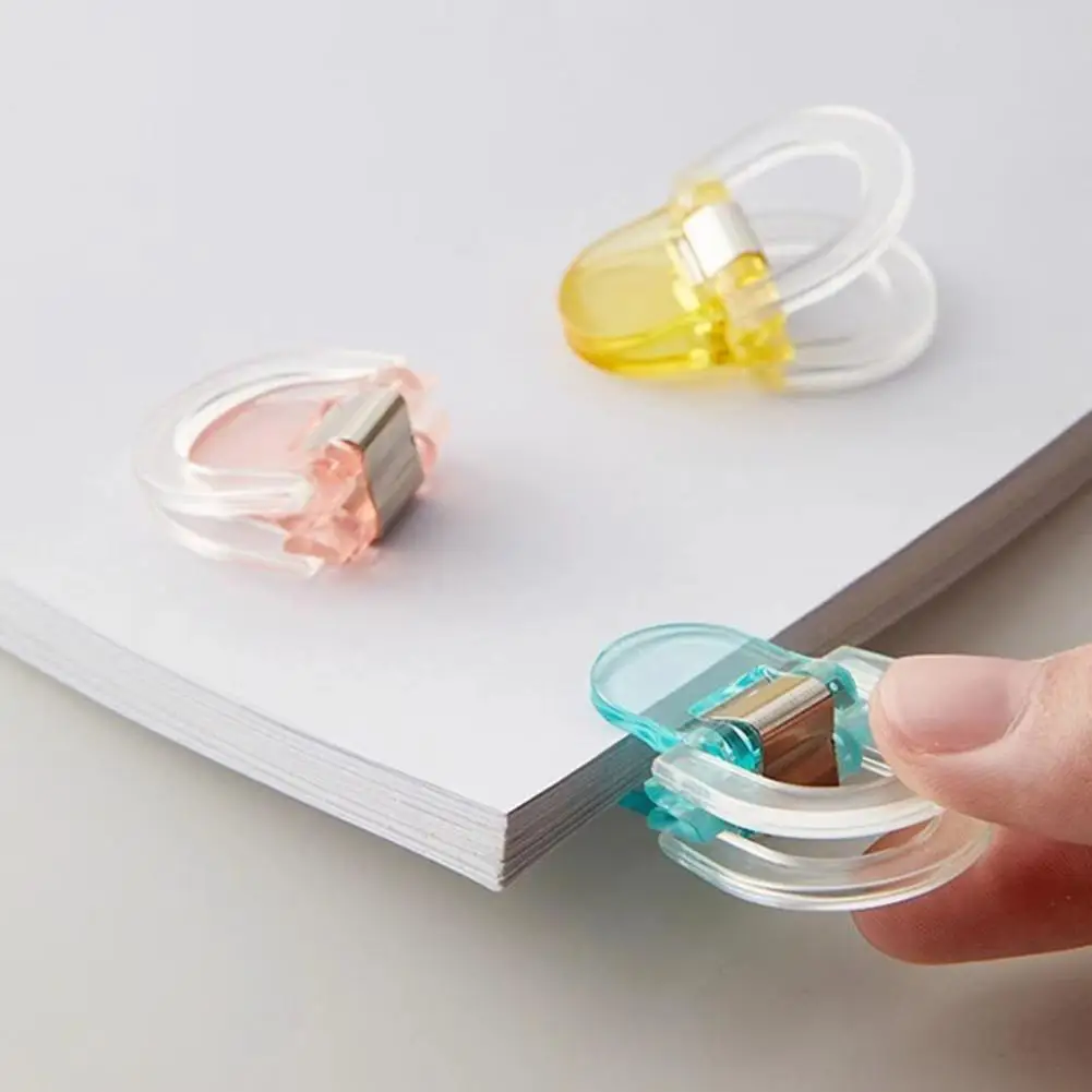 Morsetti per documenti sicuri Clip per file da ufficio trasparenti con forte forza di bloccaggio Set di 12 morsetti per documenti piccoli per l'organizzazione