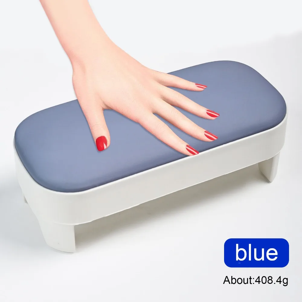 

Two Hands Nail Art Hand Pillow for Nails PU Material Manicure Table Hand Pillow Cushion PU Lleather Removable Stand