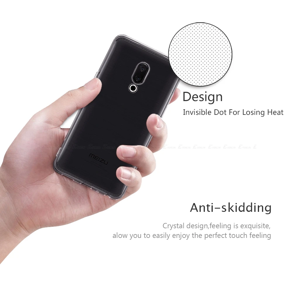 Ultra Thin Clear Soft Full Back Cover For Meizu 20 18X 18 18s 17 16 X 16T 16th 16S 16Xs X8 Pro Plus M6s M6 Note TPU Phone Case
