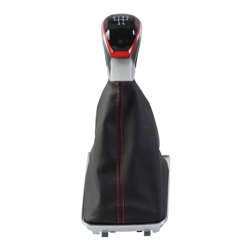 Super Sale For VW Golf 7 A7 MK7 for GTI GTD MT 5 Speed Gear Shift Knob Shifter Lever Gaiter Boot Cover Collar