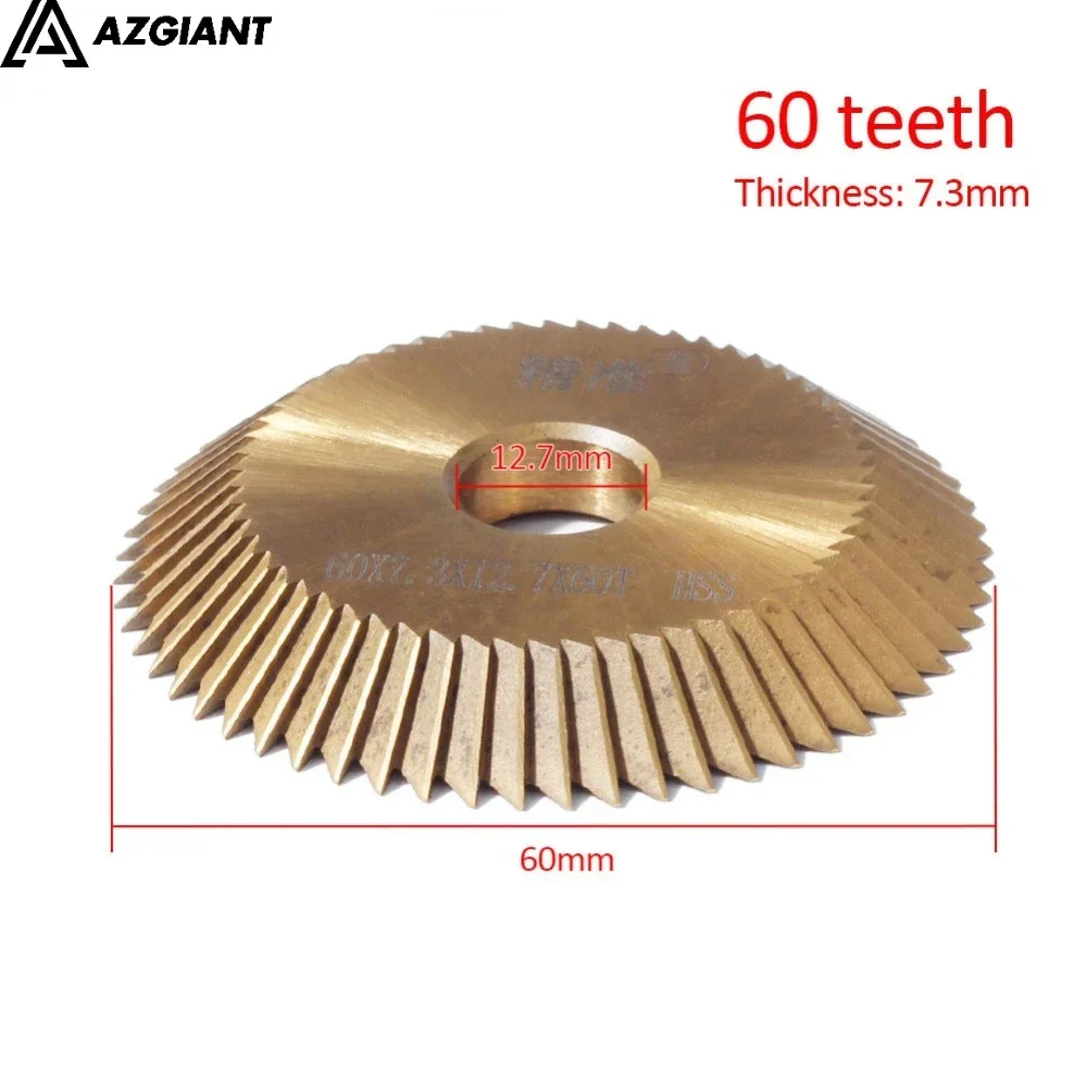 P252 60*7.3*12.7 mm milling cutter Blade for Wen Xing Key Cutting Blade Locksmith Tools Circular Saw Blades