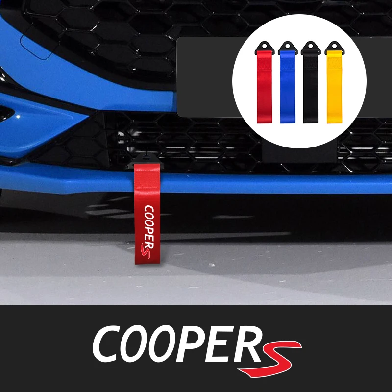 For Mini Cooper S John Cooper Works R50 R52 R53 R55 R56 R57 R61 F54 F55 F56 F57 F60 JCW Car Racing Decorative Tows Rope Styling