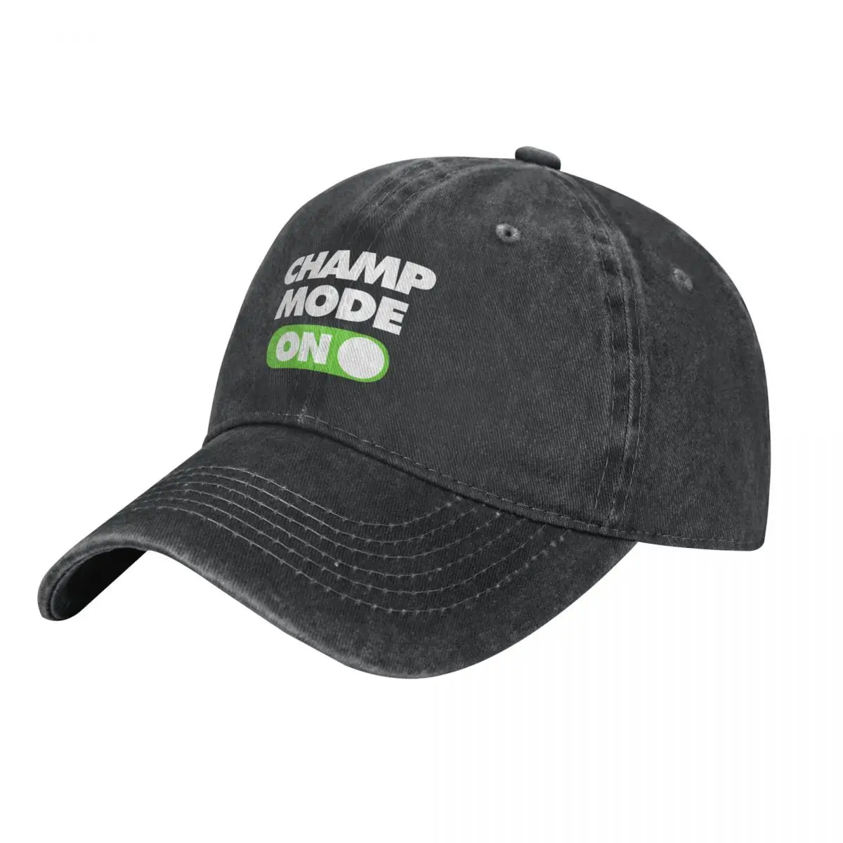

Champ Mode ON Funny Sports Saying Cowboy Hat Visor Custom Cap beach hat For Women 2024 Men's