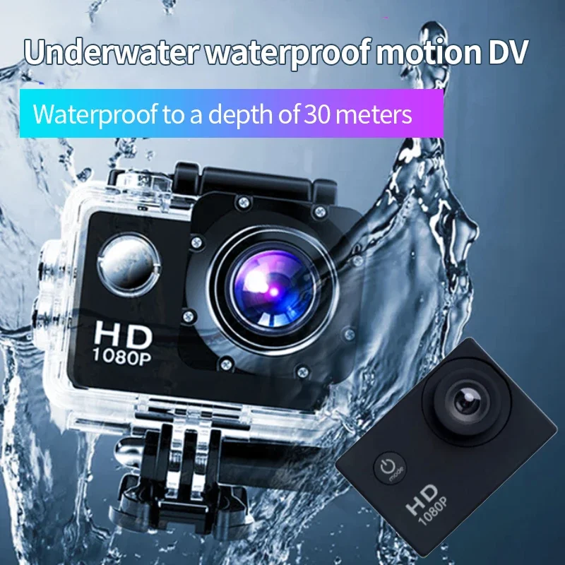 Underwater Waterproof Sports Dv Multifunctional Outdoor Riding Locomotive Sports Camera Sports Camera Diving Camera