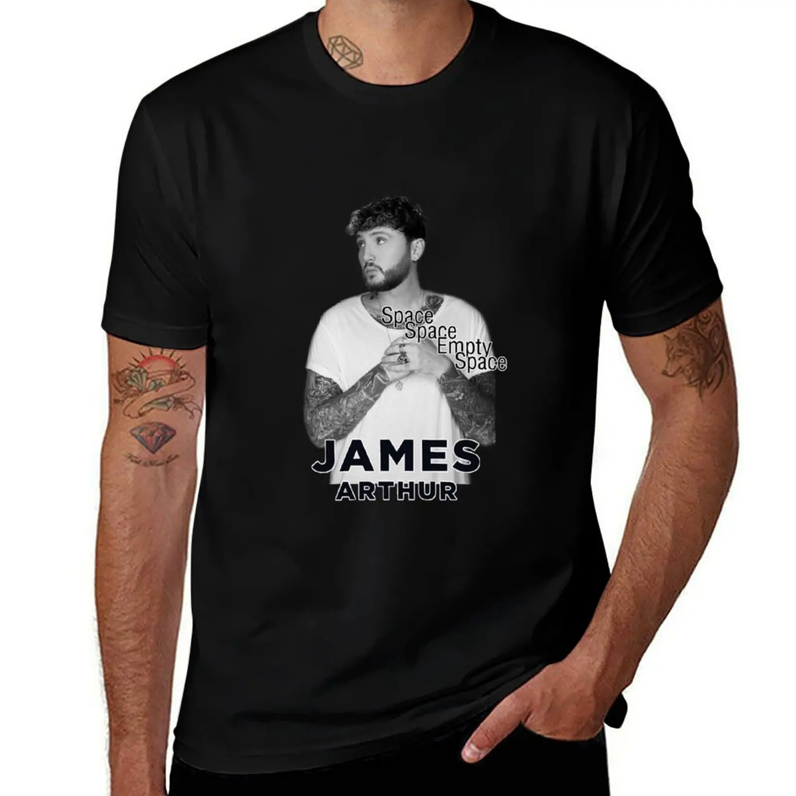 James Arthur Empty Space T-Shirt Novelty Graphic Tee Shirt