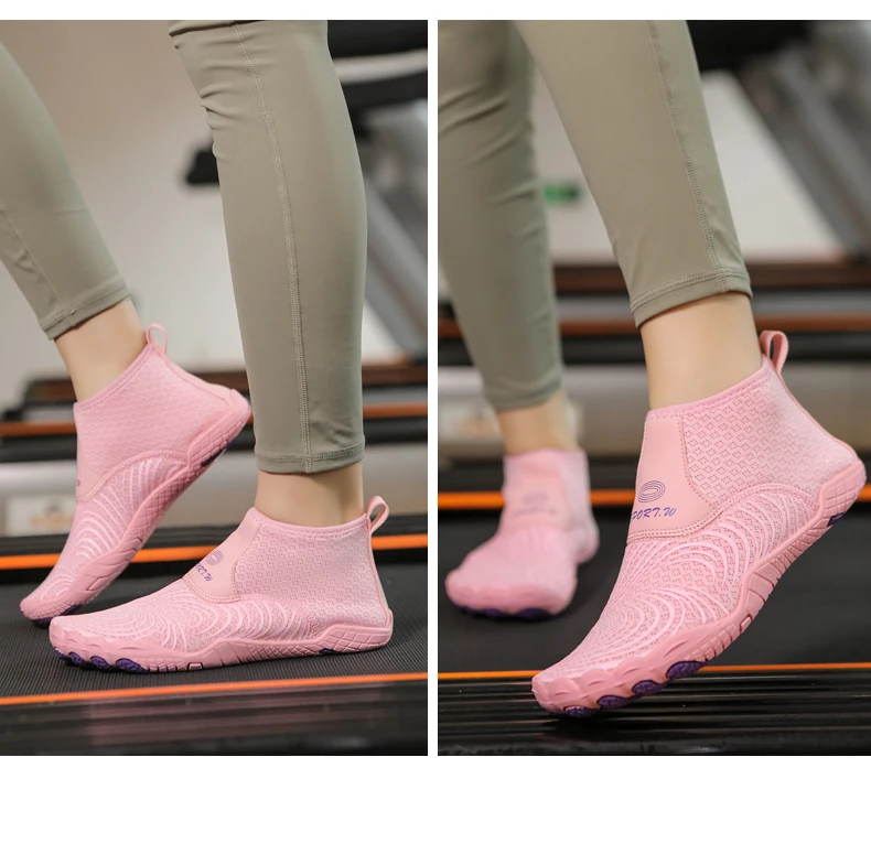 EOCENE High-Top Wasserschuhe für Tauchen, Indoor-Springseiltraining, Yoga, Barfuß-Schwimmen, Strand, Schnorcheln, Surfen, Fitness, Schnittschutz – Detail 21