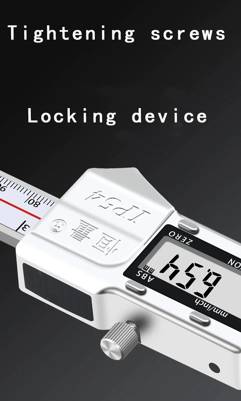 HENGLIANG Centerline Digital Caliper with Conical Tips electronic digital center distance caliper5-150 5-200 5-300 10-150 200mm