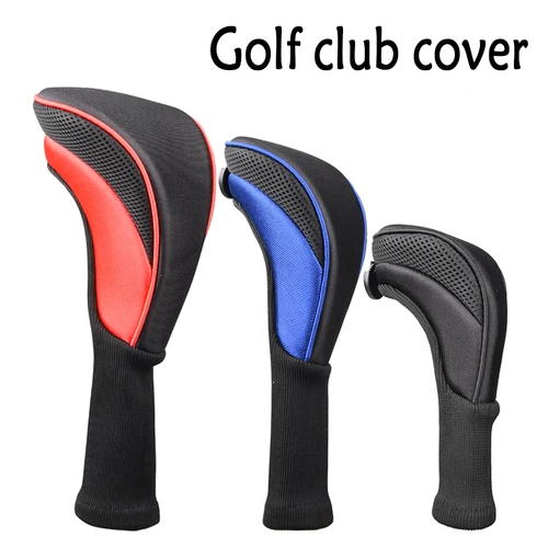 Imagen 2 del producto 3 unids/set de fundas para cabeza de palo de Golf de cuello largo, cubiertas para cabeza de palo de madera numeradas, protectores duraderos para palos de Golf y accesorios de Golf