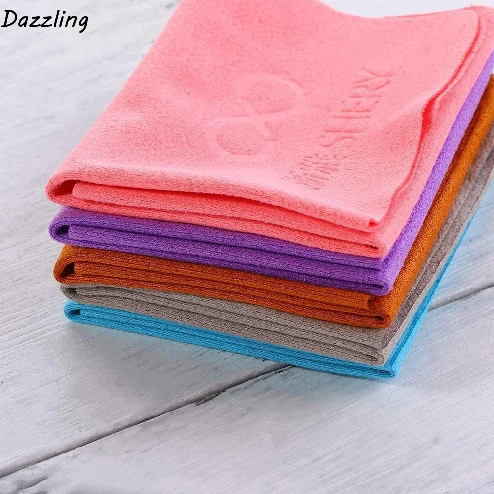 5pcs/lot Soft Suede Glasses Cloth Solid Color Microfiber Glasses Cleaner Cleaning Wipes Lens Phone Screen Computer