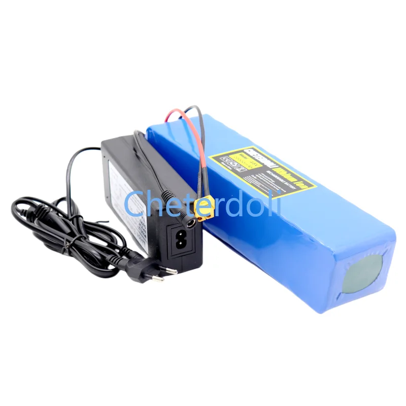 48V Battery 30000mAh 13S3P XT60 18650 Lithium Ion Battery Pack 30Ah for 54.6v E-bike Electric Bicycle Scooter with BMS Charger