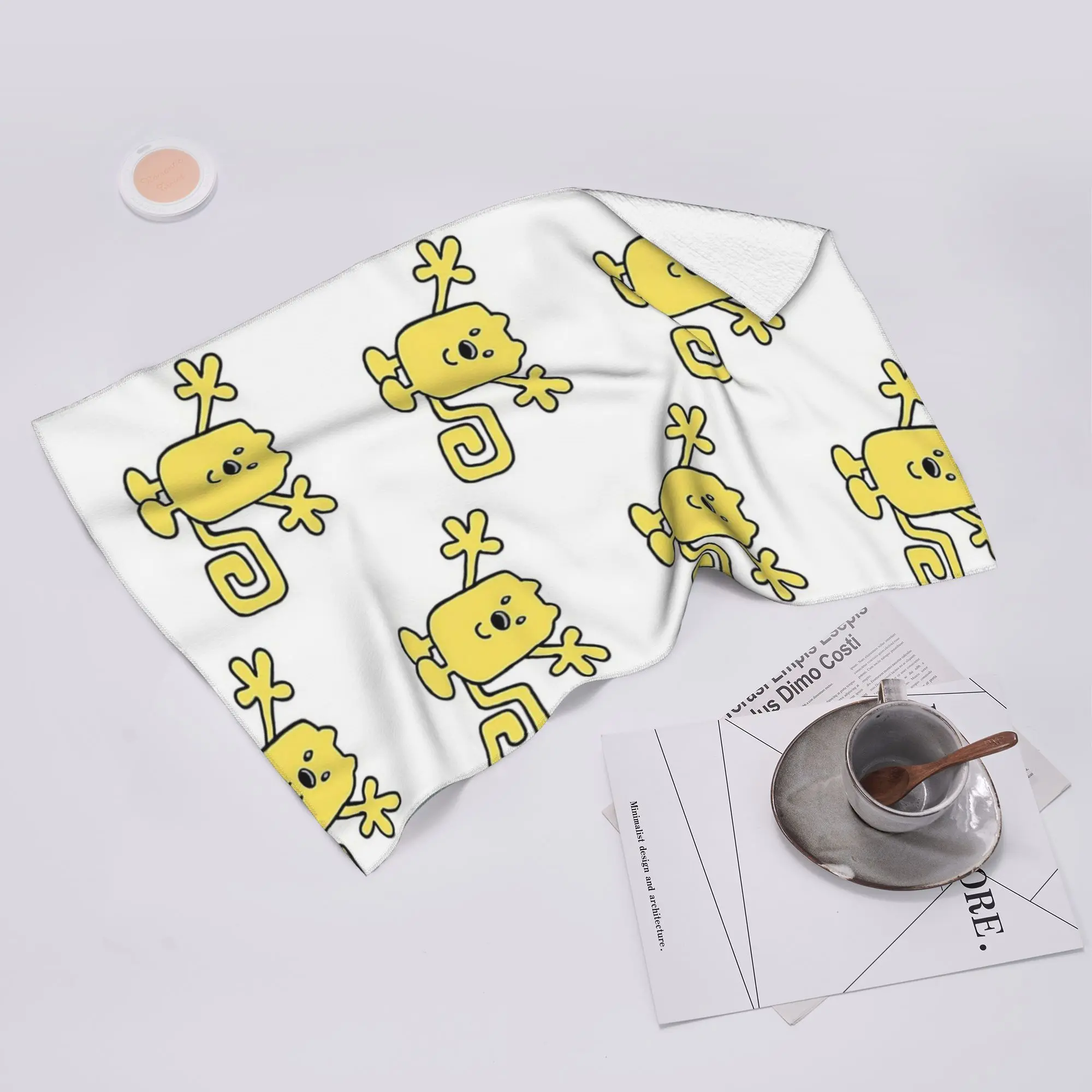 Custom Wow Wow Wubbzy Backpack Soft Face Towel Quick Dry Pool Bath Cotton Towels Absorbent Quick