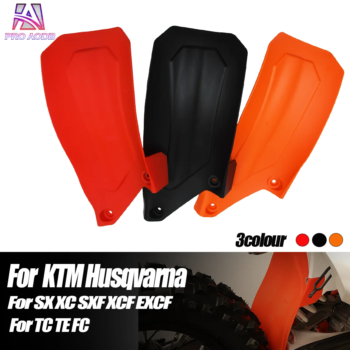 Dirt Bike Rear Fender Mudguard Splash Guard Cover For KTM Husqvarna FC TC TX FX FE TE SX SXF EXC EXCF XC 125-500 Motocross Parts