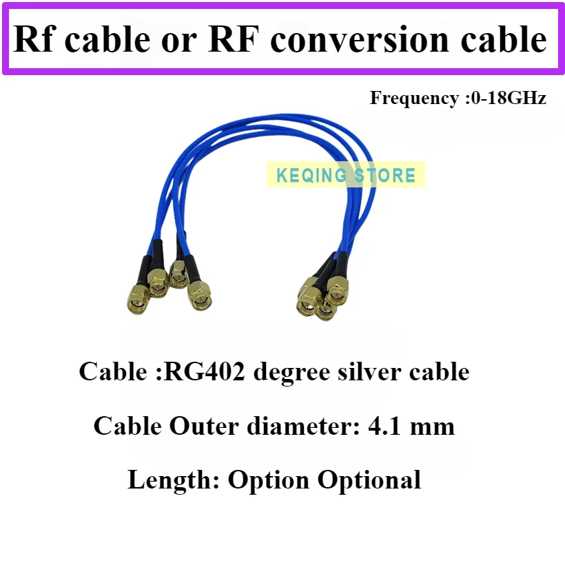 RG405/RG402 Extension cable RF RF cable SMA to SMA Male to male SMA adapter cable