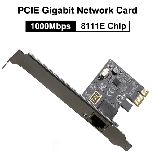 데스크탑 PC용 이더넷 기가비트 LAN 컨트롤러, PCI 익스프레스 무선 어댑터 칩, PCI E-RJ45 네트워크 카드, RTL8111E, 1000Mbps 