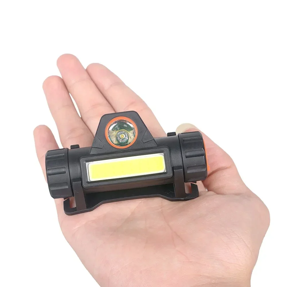 Headlight Waterproof LED Headlamp Super Bright Head Torch USB Rechargeable COB Headlight For Camping Hiking Outdoor Tools