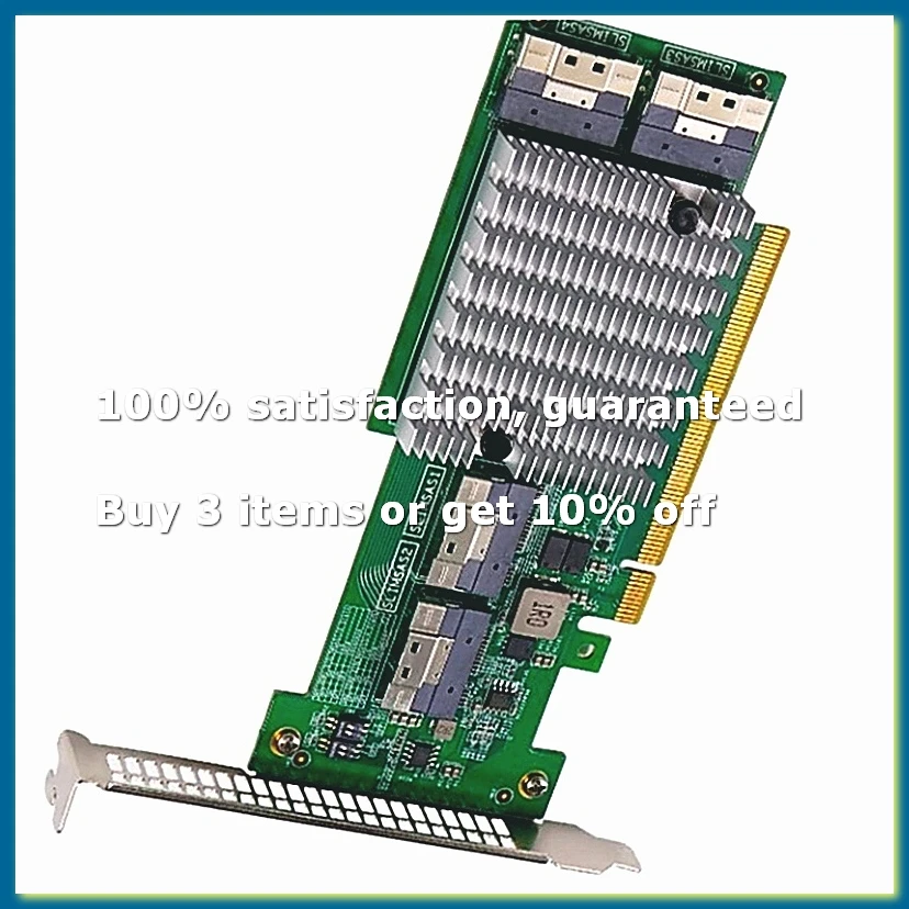 PCIe 3.0 X16 Expansion Card PLX8749 Split-Free Integrated Compatible Module Graphics Card M.2 Nvme SSD U.2 Expansion-A32R