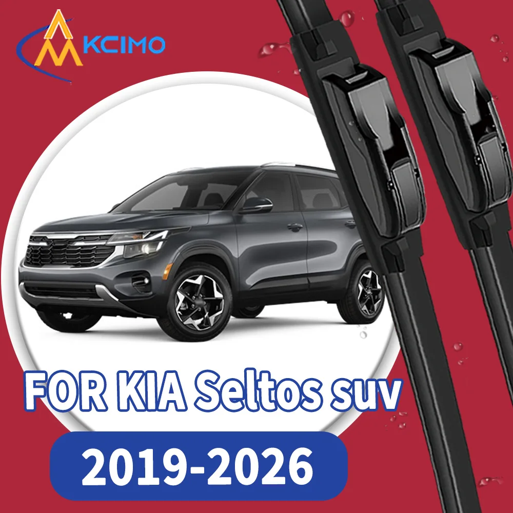 

High Quality 2pcs Windscreen Car Rain Brush Front Windshield Auto Wipers Perfect Fit for KIA Seltos suv 2019-2026 Easy Install