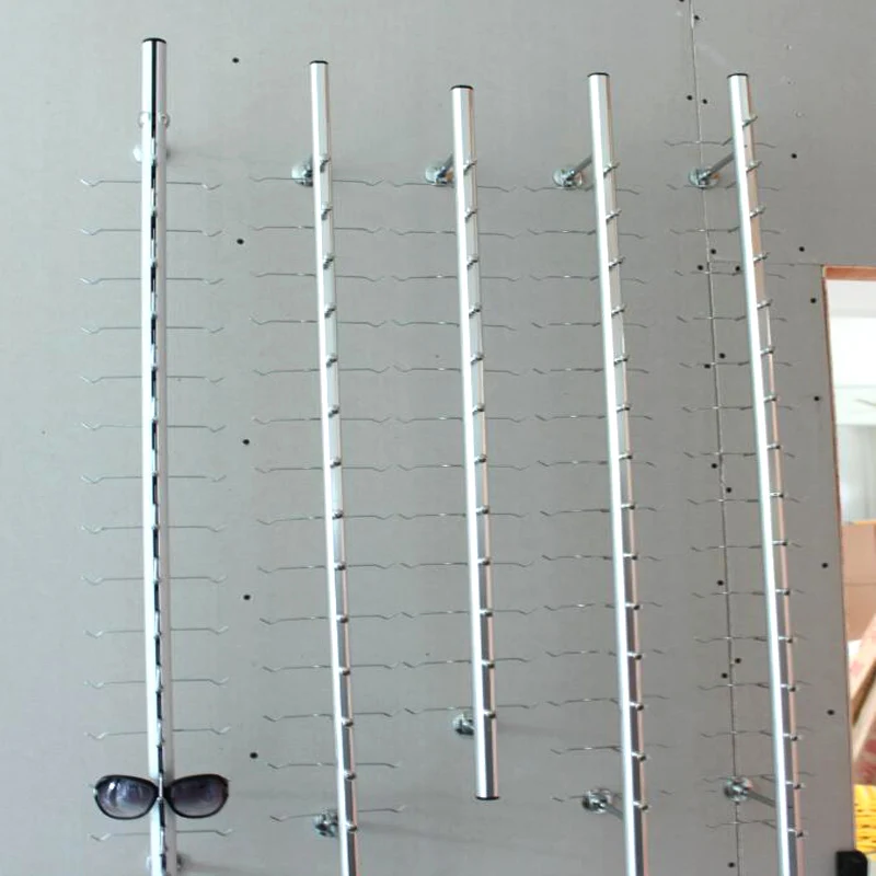 custom.Eyewear Store Wandmontage Frame Bril Display Staven Zonnebril Display Rack Aluminium Optische Brillen Display S