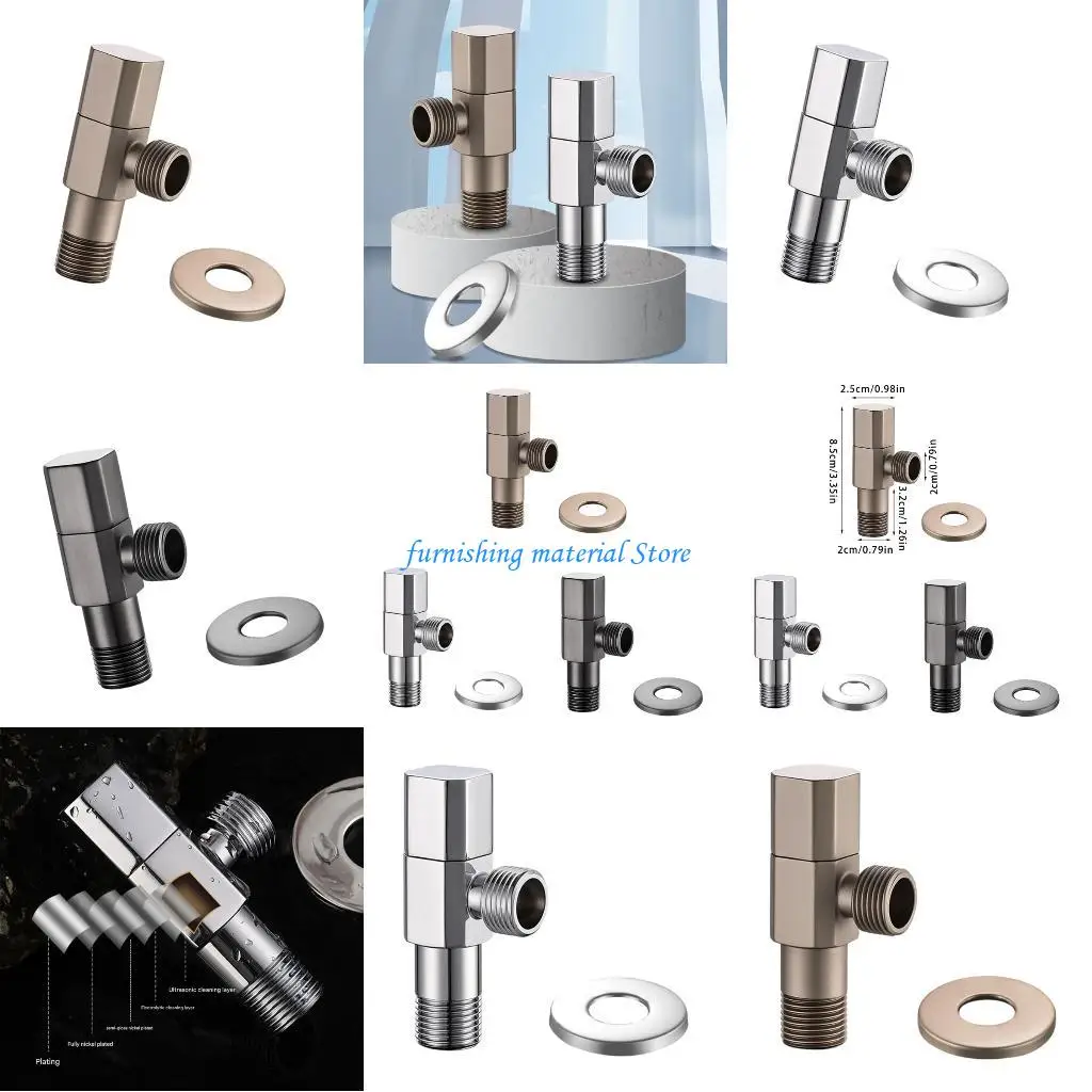 

Y5GD Turn Stop Valves Bathroom High Flows Hot/Cold Water Shut Down Valves