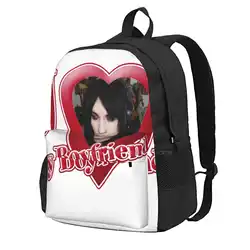 Johnnie Guilbert Is My Boyfriend Hot Sale Schoolbag Backpack Fashion Bags Johnnie Guilbert Emo Thug Pug Jake Webber