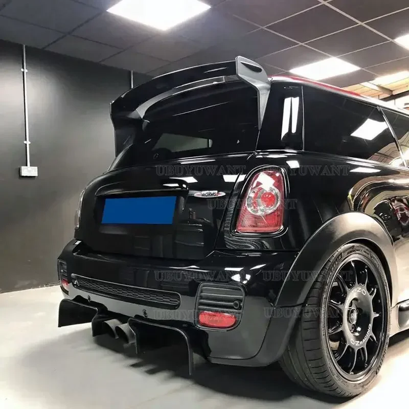 

Для BMW Mini Cooper 06-13 R56 Ver.2.11/2.12 Тип B JCW Стиль Углеродное волокно FRP Спойлер на крышу Заднее крыло Внешние комплекты кузова