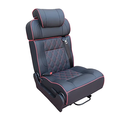 RV Swivel Seat, Factory Direct Custom PU Leather Flat Bed Seat Multifunctional Adjustable RV Camper s Motorhomes Business