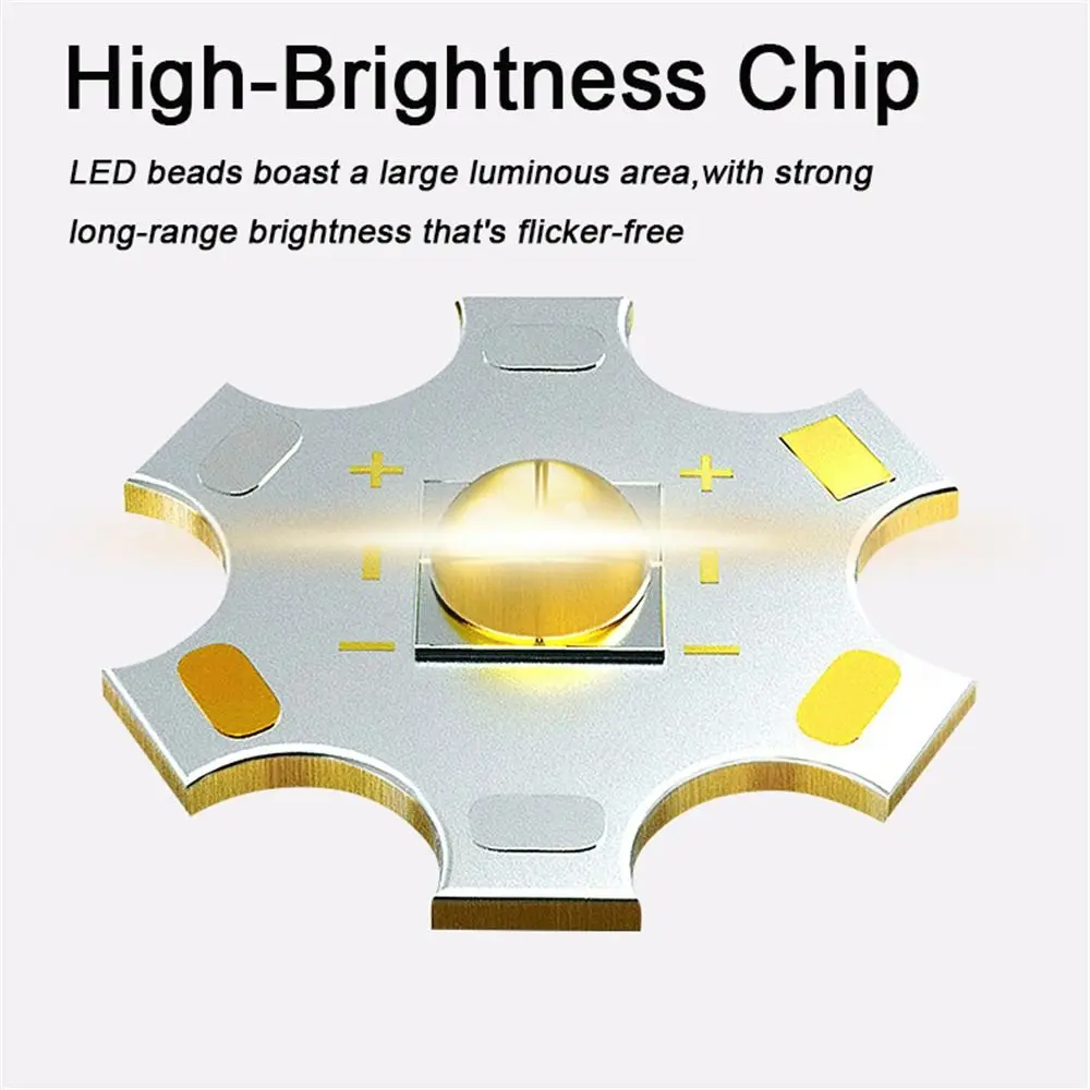 Multifunctional LED Headlight Infrared Sensing Rechargeable Zoom HeadLamp Waterproof Strong Light Flashlight