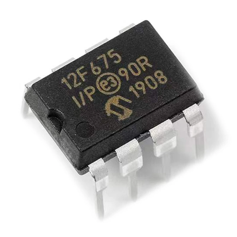 10-20/PCS LOT Original stock direct insertion PIC12F675-I/P 8-bit flash microcontroller DIP-8 microcontroller