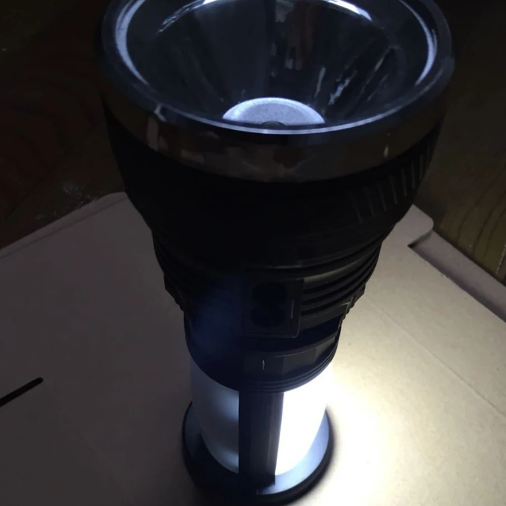 1pc Luce per tenda solare Luce da campeggio di emergenza esterna 3 modalità Ad alta luminosità Portatile a risparmio energetico per escursioni Escursionismo Viaggi Nero