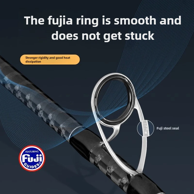 SAIVA Fuji Sic LongCasting الصيد رود عالية الكربون خفيفة الصب الغزل إغراء الصيد رود 2.13 متر-3.2 متر ل باس البحر