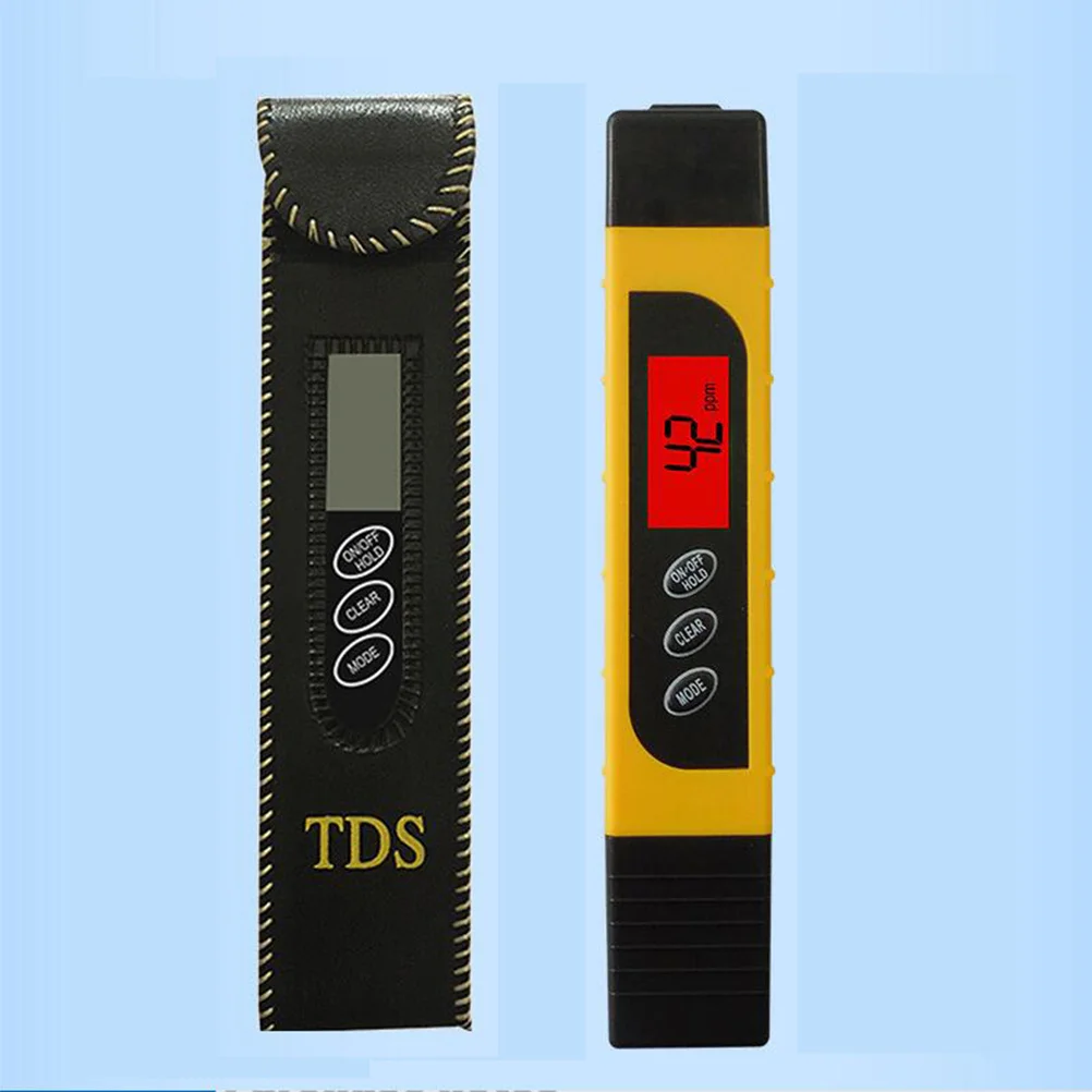 

16 .2x2.9cm Drinking Water Tester Detection Pen Multifunctional Testing Aquarium Kit Yellow