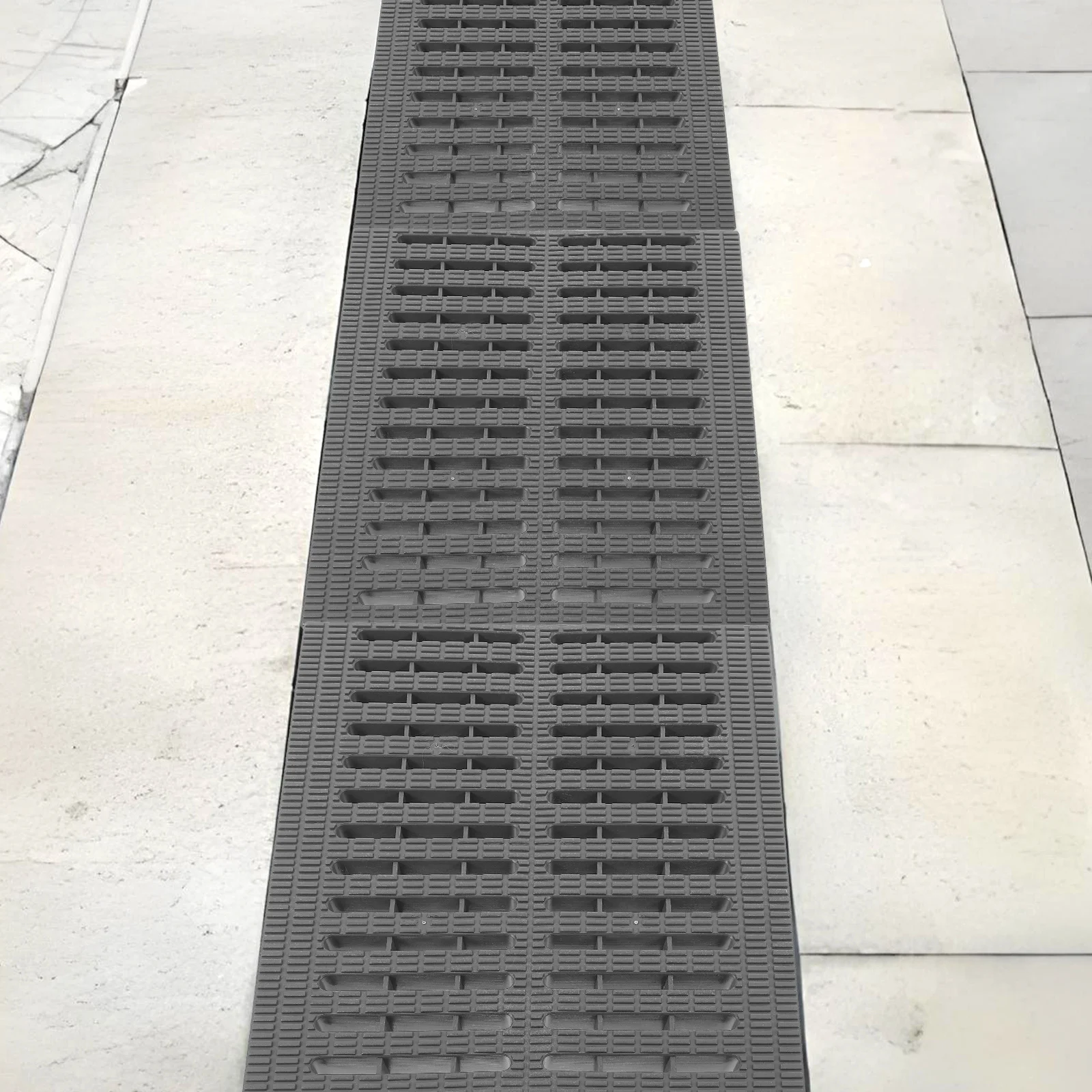 Kunststoff-Grabenabflussabdeckung für Küche und Außenbereich, langlebig, Auffahrt, Kanalablaufrost, Hofgebrauch, Kanalabdeckung