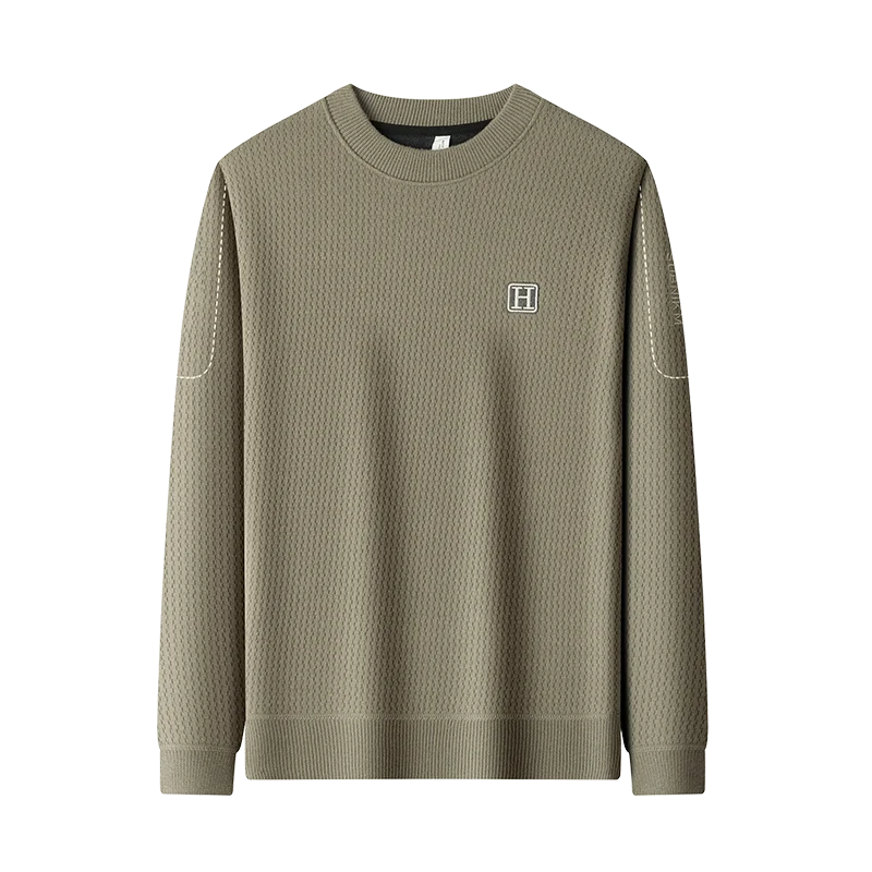 

Имитация бархата Marten H, легкий роскошный и минималистичный мужской свитер, зимнее флисовое теплое нижнее белье, повседневная однотонная футболка