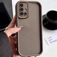 A 51 71 31 21S 03S Matte Soft Silicone Case For Samsung Galaxy A51 A71 4G A31 A21S A03S Airbag Shockproof Back Cover A03 Core