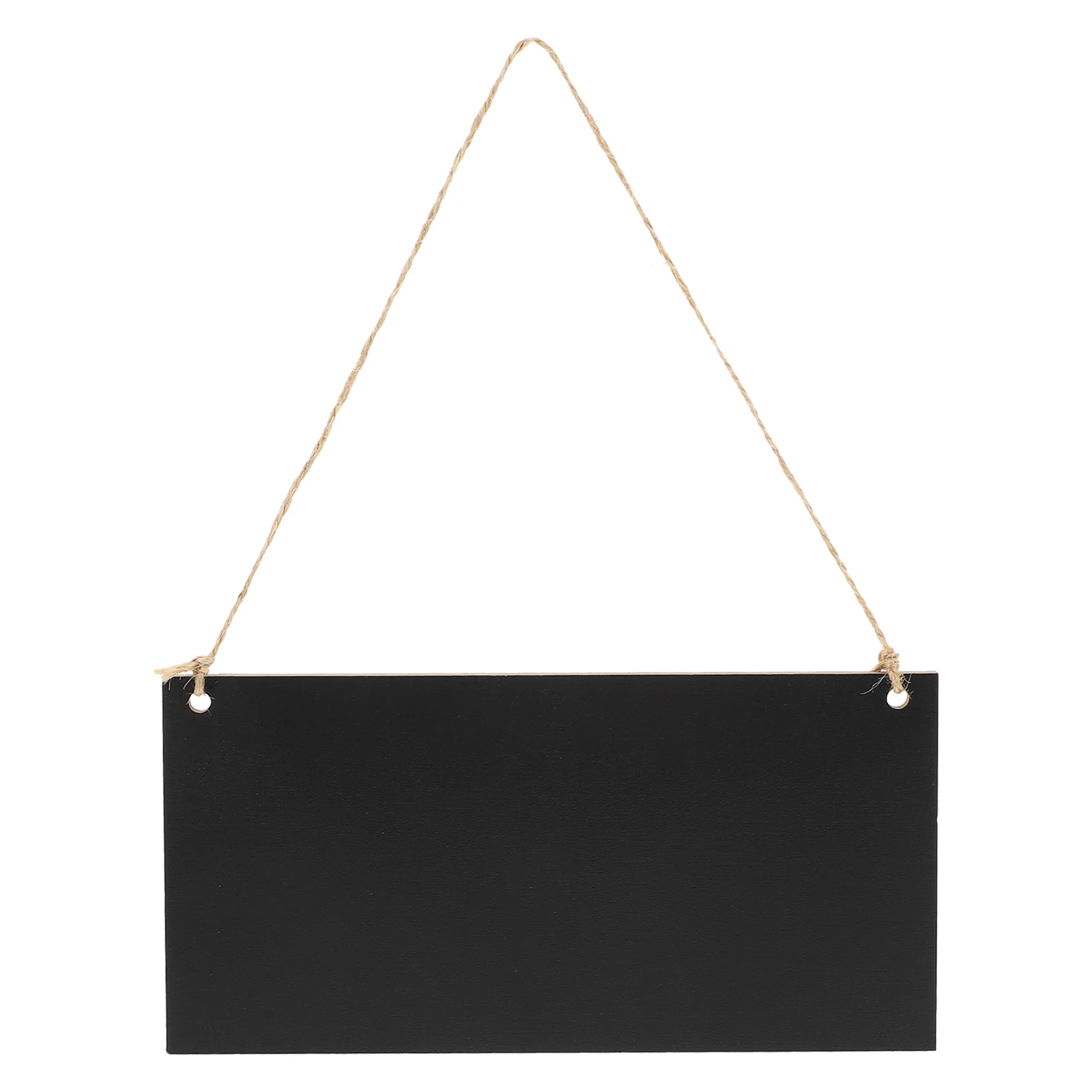 

2Pcs Small Blackboard Chalkboard Pendants Density Board Hanging Decor Erasable Wall Plaque DIY Door Sign Message Boards