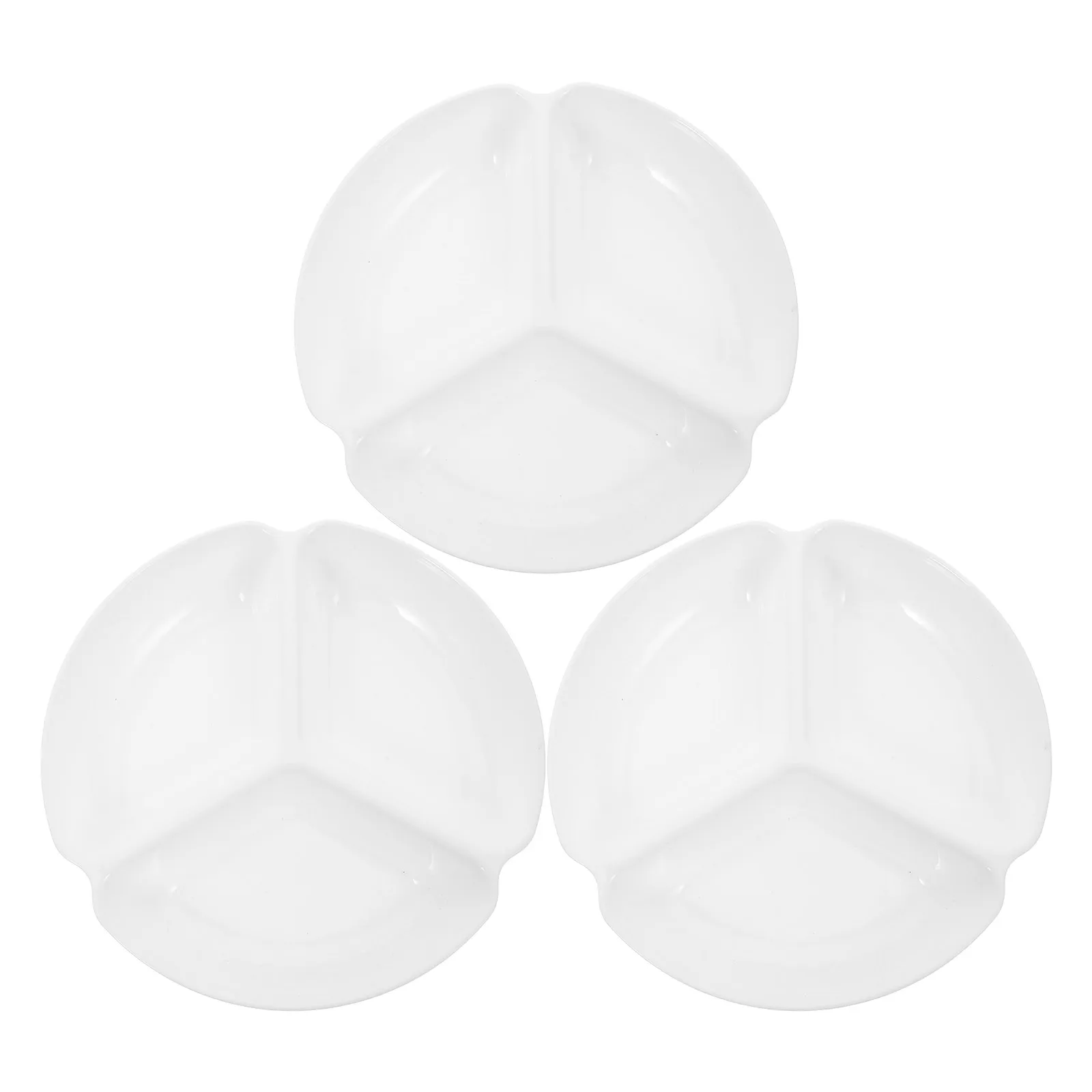 

3pcs Three-frame Color Palette Plastic Paint Holder for Watercolor Oil Painting Student Lightweight Portable Durable Easy