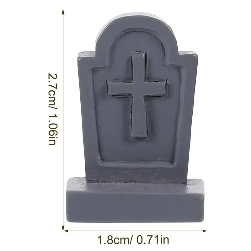 20 قطعة صندوق نعش الهالوين شواهد القبور الصغيرة زخرفة شواهد القبور الزخرفية هالوين مسكون ديكور المنزل صناديق التابوت شواهد القبور