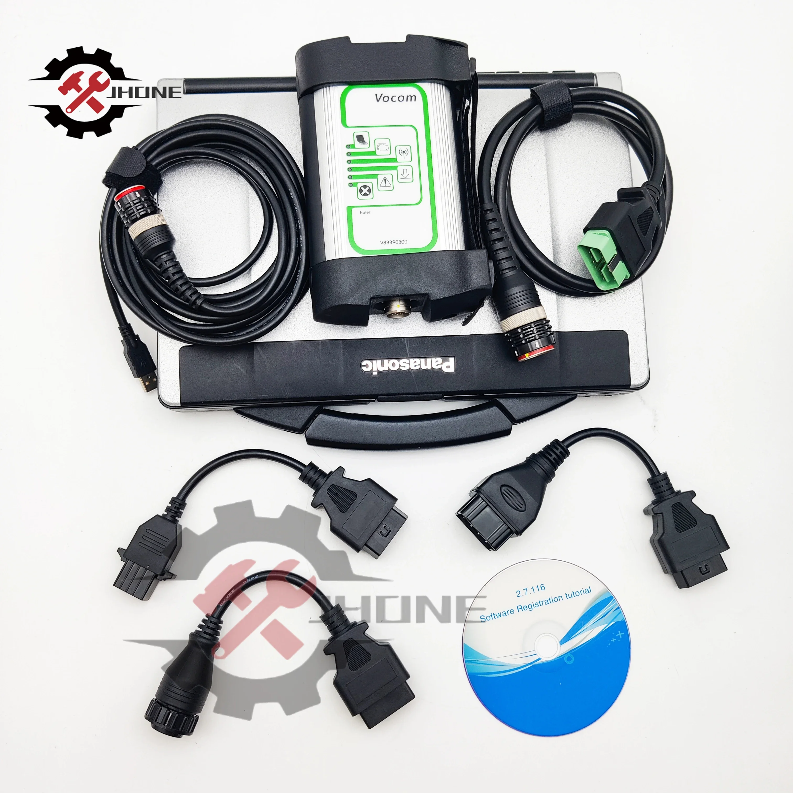 V88890300 diese EFI Engine Set Diagnostic Tool Programmable VOCOM for Vo-lvo VOCOM Excavator Software 2.7.116 Truck 2.8.150