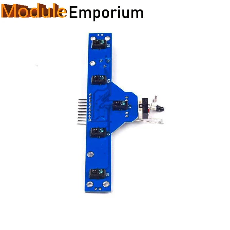 Módulo de Sensor de rastreo de 5 CANALES, Detector infrarrojo IR, Sensor de evitación de obstáculos de seguimiento, módulo de Sensor de obstáculos