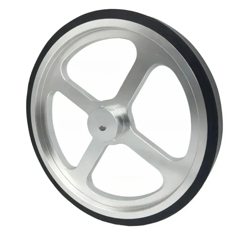 Aluminum Encoder Meter Wheel, Synchronous Wheel, Length Measuring Rubber Wheel, Perimeter 500mm Hole, 6mm, 8mm, 10mm, 12mm, 15mm