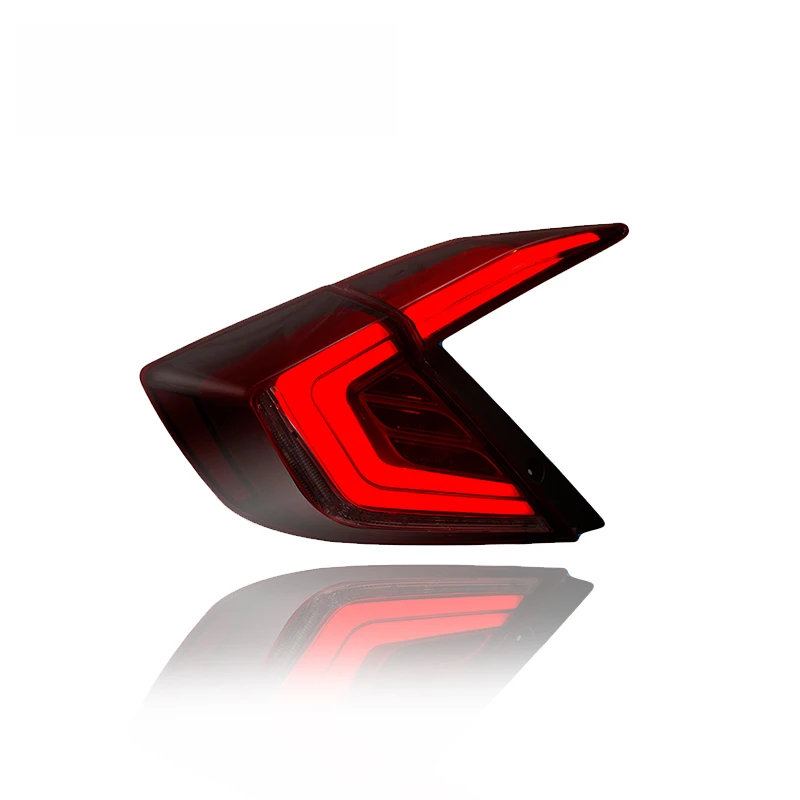 

DK MOTION Tail Lights For Honda Civic 10th Gen 2016-2020 Sedan Full LED Tail Lamp With Sequential Turn Signal Parking Light