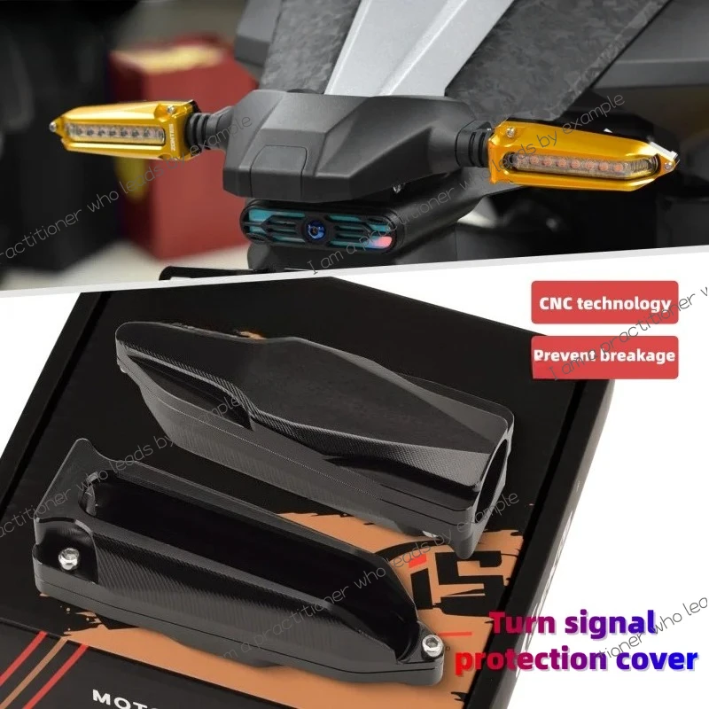 Chekis Is Suitable for Zontes 368g 703F 703R 703Rr Motorcycle Rear Steering Protection Cover, Fog Light Anti-Collision Cover
