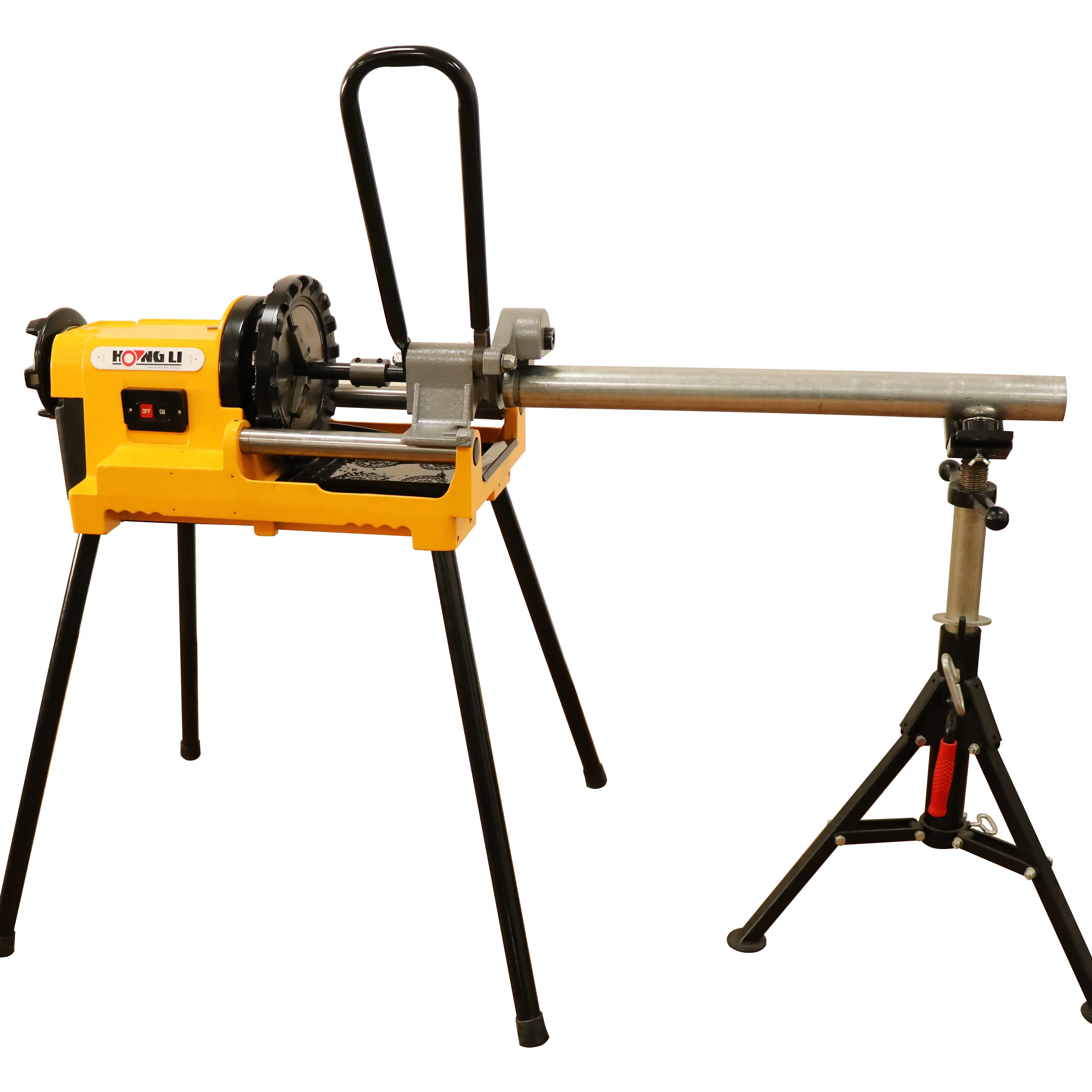 Hot sale Galvanised Iron Pipe Threading Machine 1500w 38RPM ZK50A Hongli