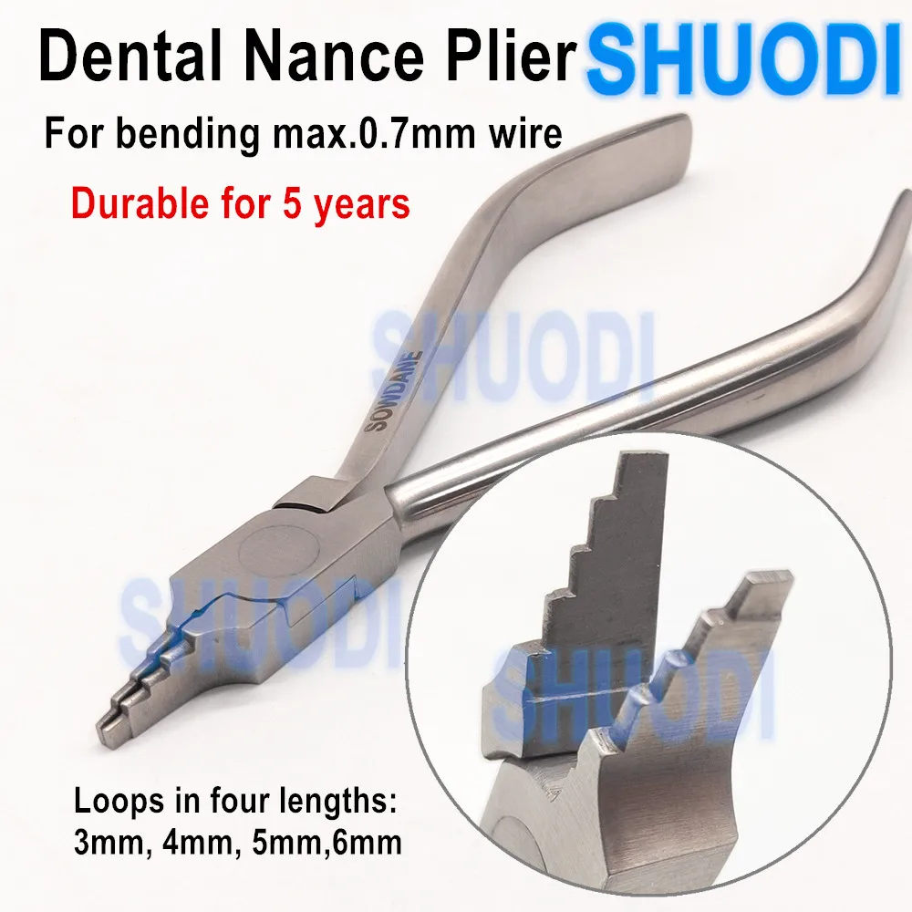 Dental  Nance Loop Bending Plier Lab Laboratory Wire Loop Forming  Forcep Dental Tool( Maximum for wire diameter 0.7mm)