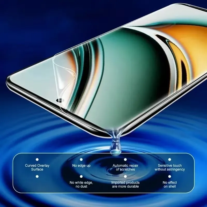3 Stück Hydrogel-Folie für OPPO A6 Pro A6t Pro A5 Pro 4G 5G A6t A6k A6x 4G 5G OPPO A60 A20 A40m A40 HD Klarer Bildschirmschutz – Detail 3