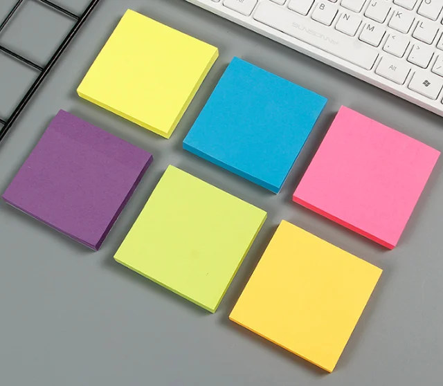 Transparente Sticky Note ins, Strong Stickiness Invisible adesivos, nota bonito adesivos para estudantes, colado